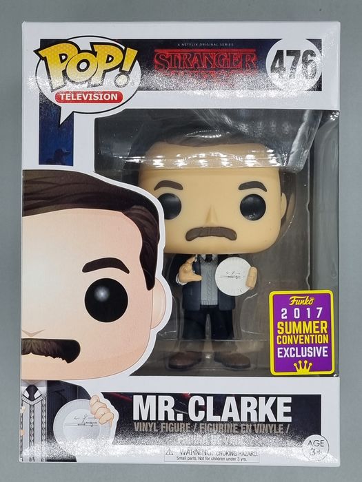 #476 Mr. Clarke - Stranger Things - 2017 Con Funko POP