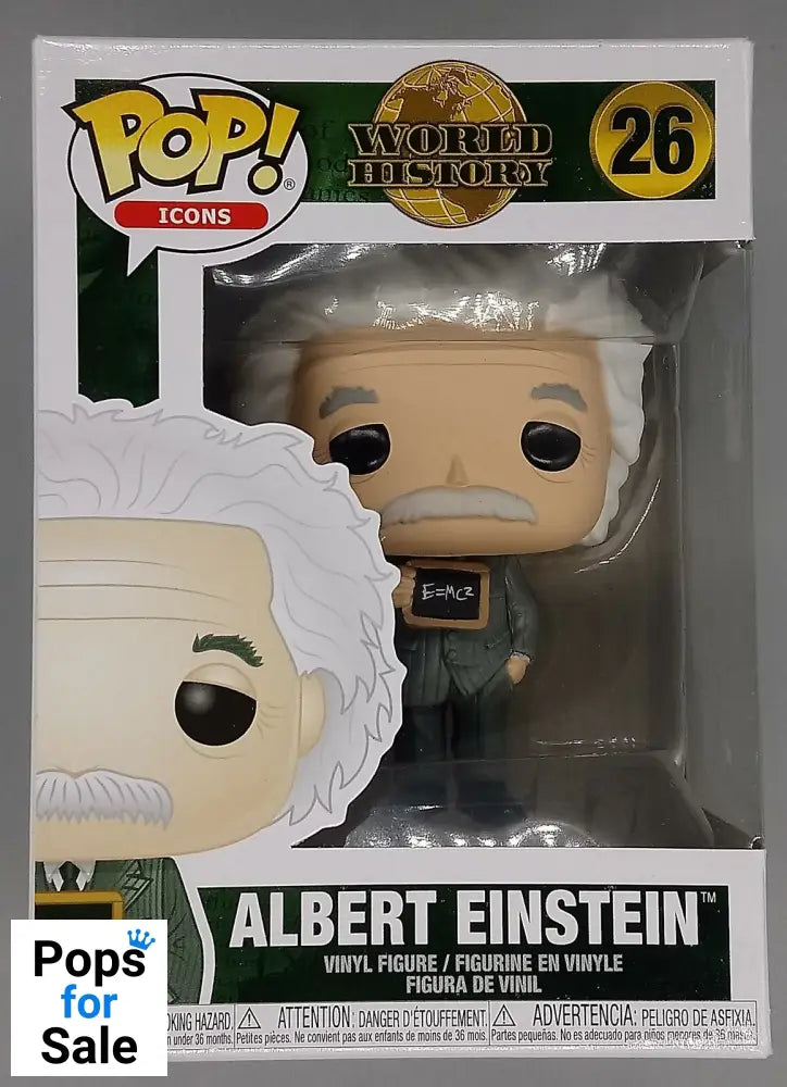 26 Albert Einstein - World History Funko POP