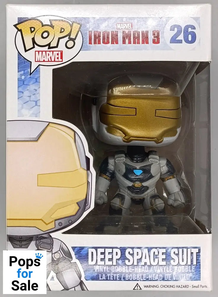 #26 Deep Space Suit - Marvel Iron Man 3 - Box Damaged Funko POP