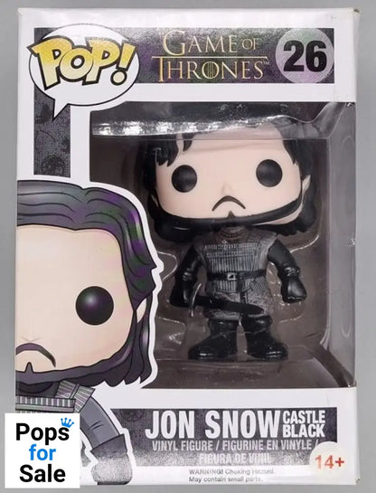 #26 Jon Snow (Castle Black) - Game of Thrones - Box Damaged Funko POP - PopsforSale.co.uk