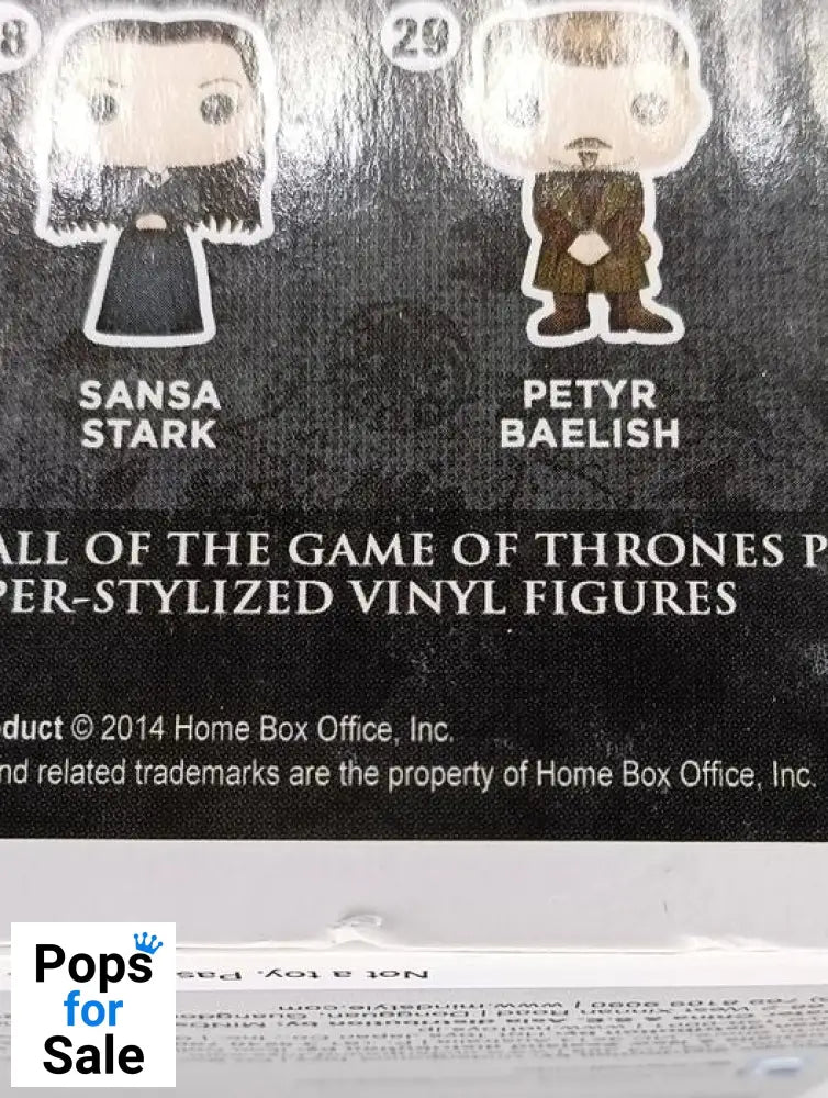 #26 Jon Snow (Castle Black- Muddy) - Game of Thrones Box Damaged Funko POP