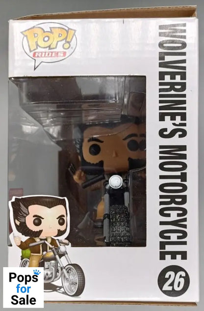 #26 Wolverine's Motorcycle X-Men Marvel Collector Corps Damaged Box Funko POP - PopsforSale.co.uk