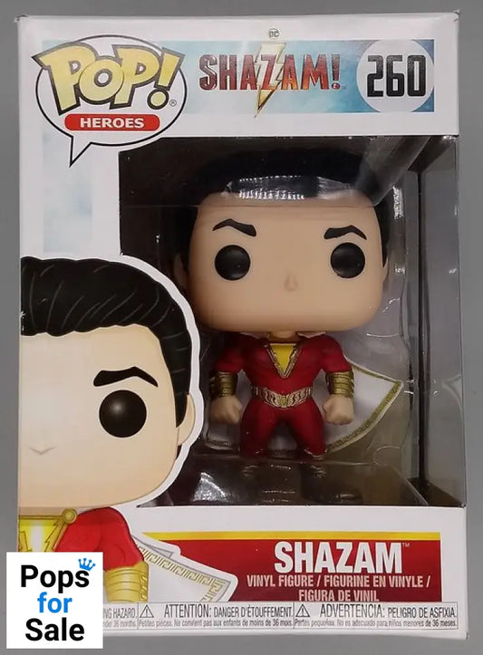 #260 Shazam - DC Shazam - Box Damaged Funko POP