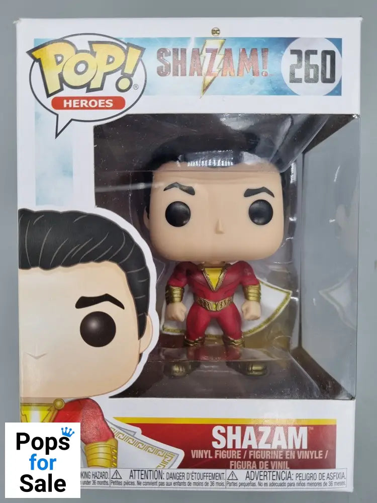 #260 Shazam - DC Shazam Funko POP - PopsforSale.co.uk