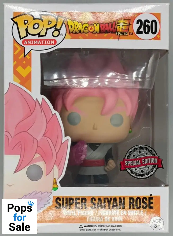 #260 Super Saiyan Rose (Goku Black) Dragon Ball Super Box Damaged Funko POP