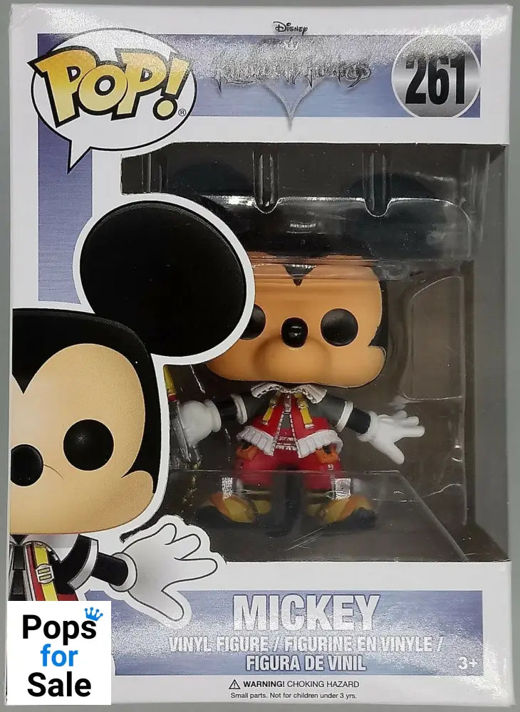261 Mickey - Disney Kingdom Hearts - Funko POP - Box Damaged