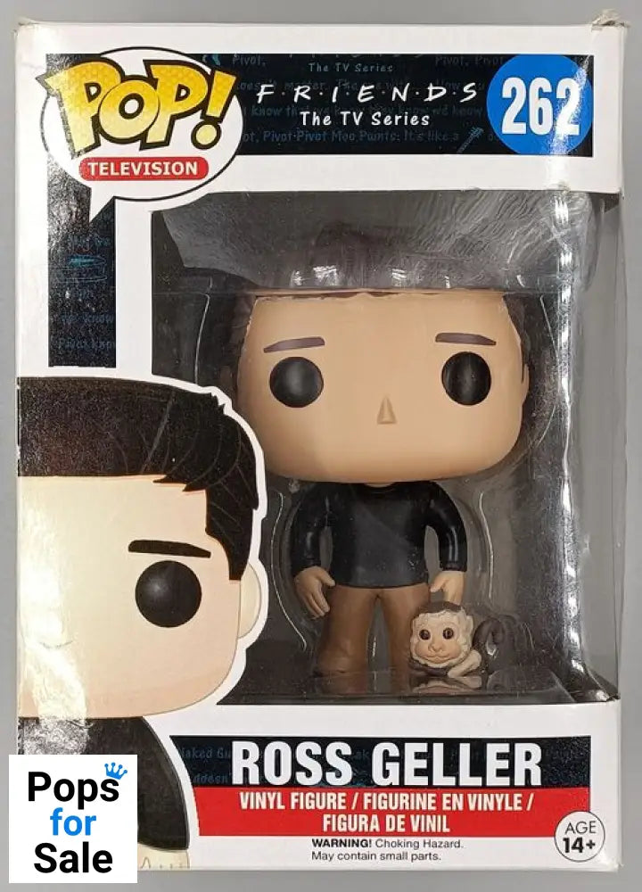 #262 Ross Geller - Friends - Box Damaged Funko POP - PopsforSale.co.uk