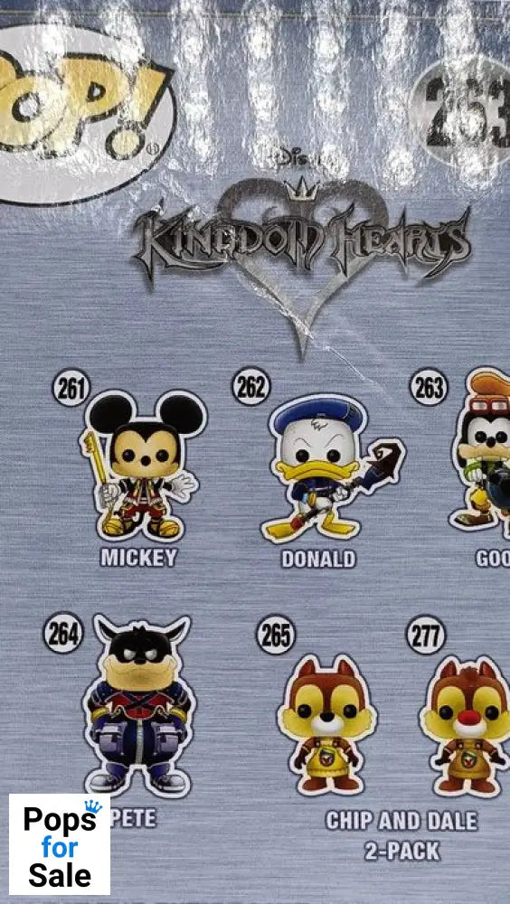 #263 Goofy - Disney Kingdom Hearts - Funko POP - Box Damaged