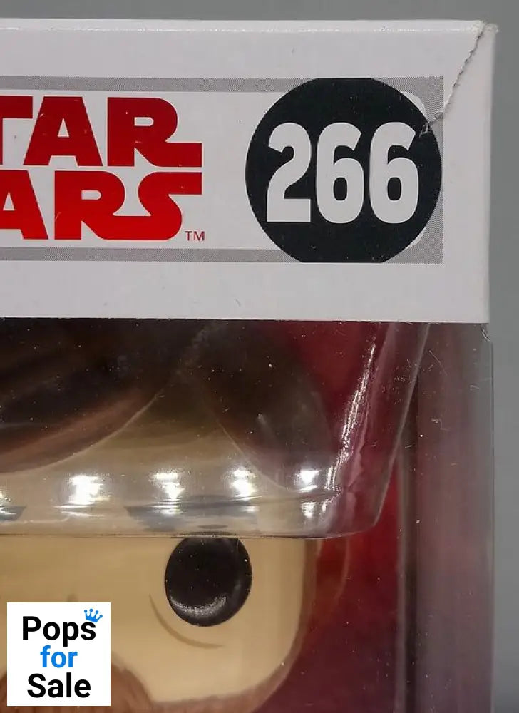 266 Luke Skywalker (Final Battle) Star Wars The Last Jedi Box Damaged Funko POP