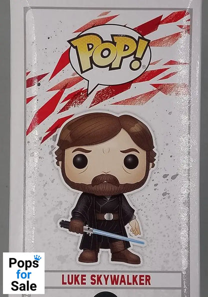 266 Luke Skywalker (Final Battle) Star Wars The Last Jedi Box Damaged Funko POP