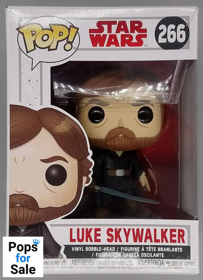 266 Luke Skywalker (Final Battle) Star Wars The Last Jedi Box Damaged Funko POP