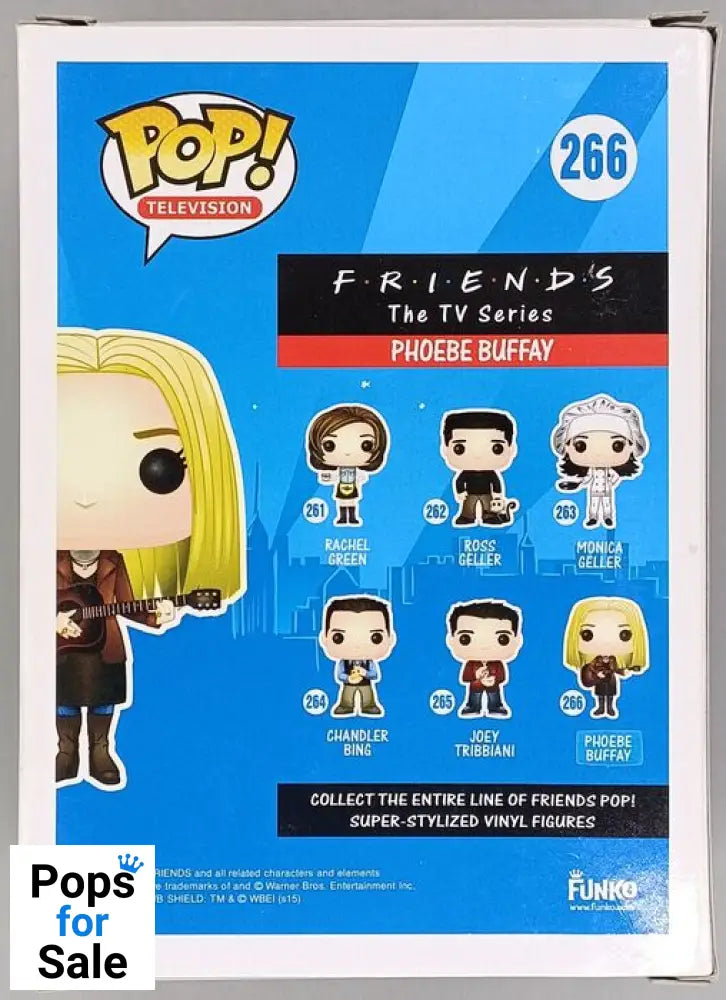 #266 Phoebe Buffay - Friends - Box Damaged Funko POP - PopsforSale.co.uk