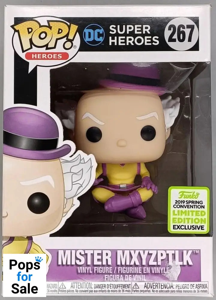 #267 Mister Mxyzptlk - DC Super Heroes - 2019 Con Box Damaged Funko POP - PopsforSale.co.uk