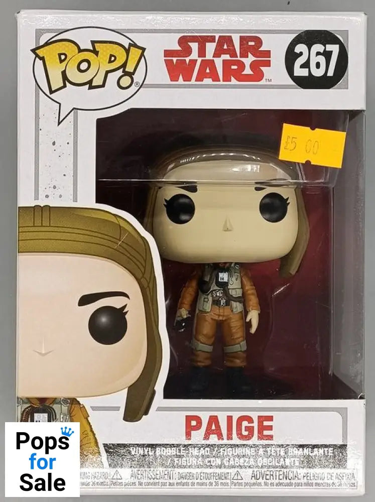 #267 Paige - Star Wars - The Last Jedi - Box Damaged Funko POP - PopsforSale.co.uk