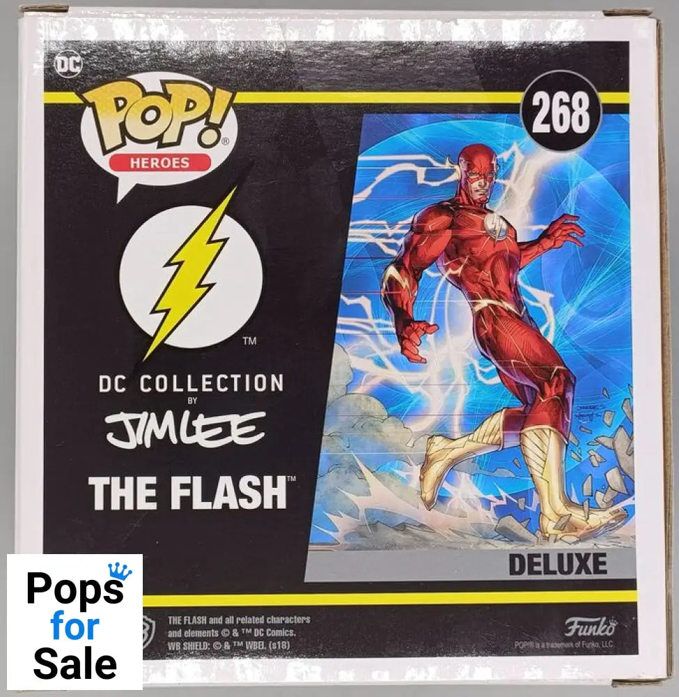 #268 The Flash - Deluxe - DC Collection by Jim - Box Damaged Funko POP