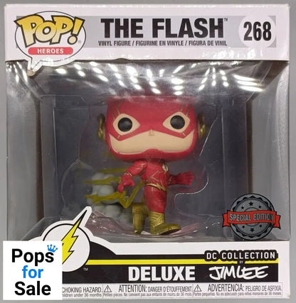 #268 The Flash - Deluxe - DC Collection by Jim - Box Damaged Funko POP