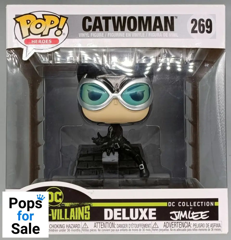 #269 Catwoman - Deluxe Jim Lee - DC Super-Villains Funko POP - PopsforSale.co.uk