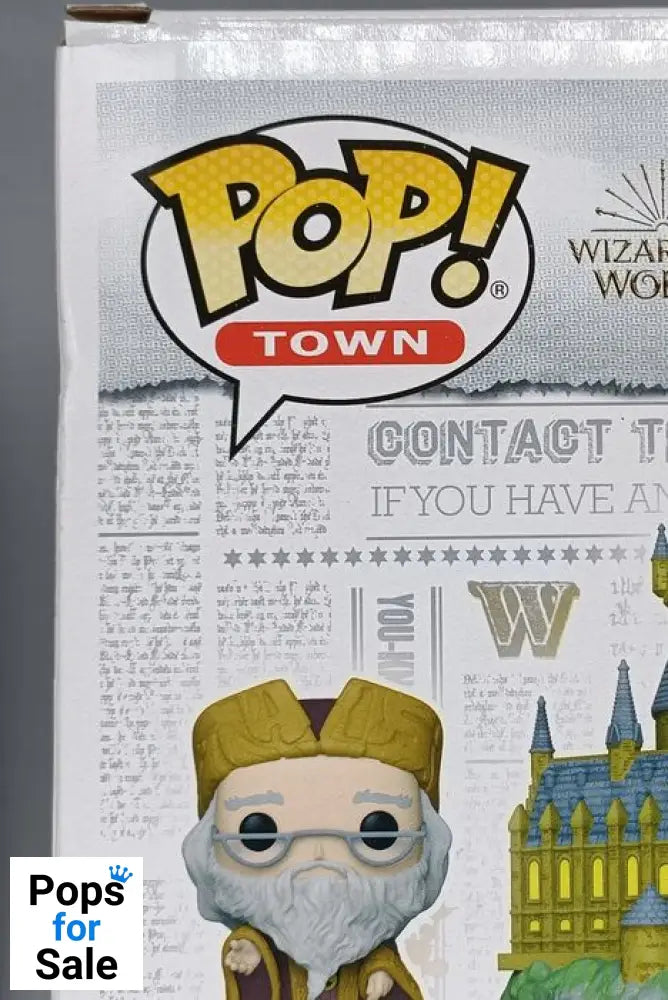 #27 Albus Dumbledore with Hogwarts Harry Potter Town Damaged Box Funko POP - PopsforSale.co.uk