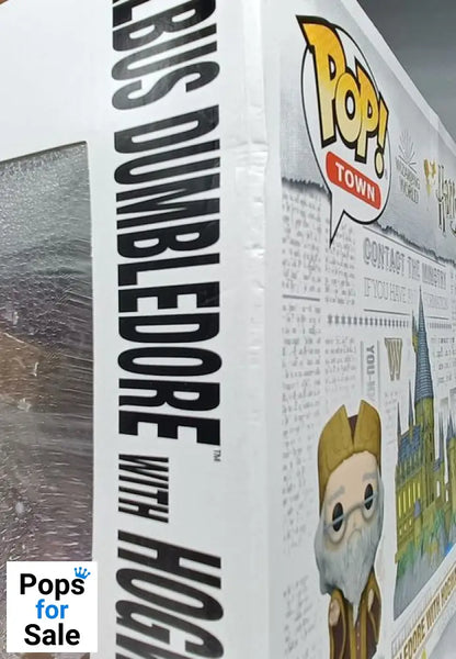 #27 Albus Dumbledore with Hogwarts Harry Potter Town Damaged Box Funko POP