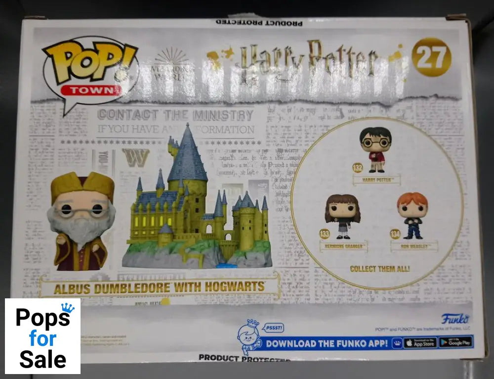 #27 Albus Dumbledore with Hogwarts Harry Potter - Town Funko POP