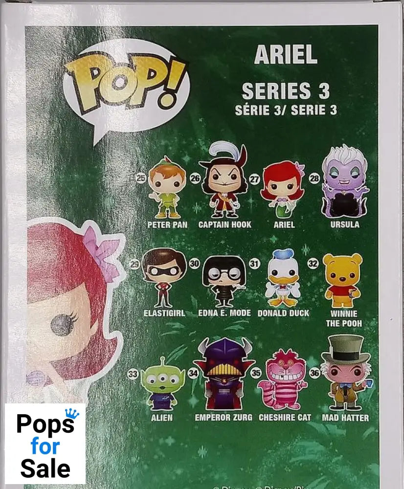 27 Ariel - Disney The Little Mermaid Funko POP - Box Damaged