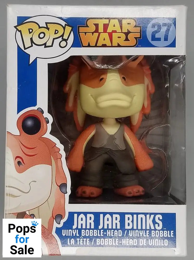 #27 Jar Jar Binks - Star Wars - Box Damaged Funko POP - PopsforSale.co.uk