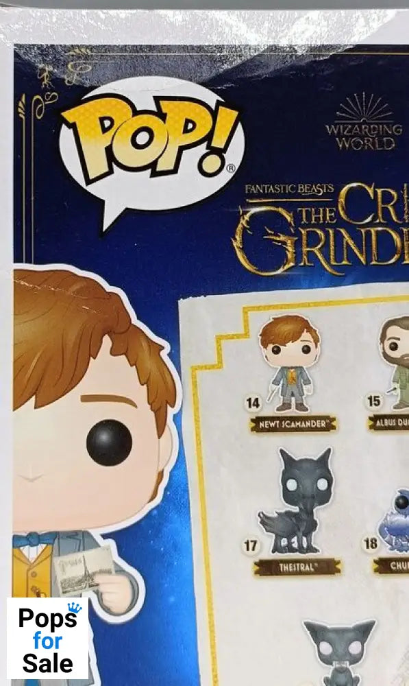 27 Newt Scamander (w/ Postcard) - Fantastic Beasts - Box Damaged Funko POP