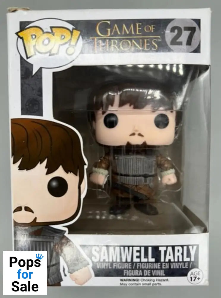 #27 Samwell Tarly - Game of Thrones - Box Damaged Funko POP - PopsforSale.co.uk