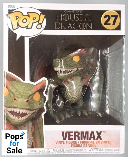 27 Vermax - 6 Inch - House of the Dragon Funko POP - Brand New
