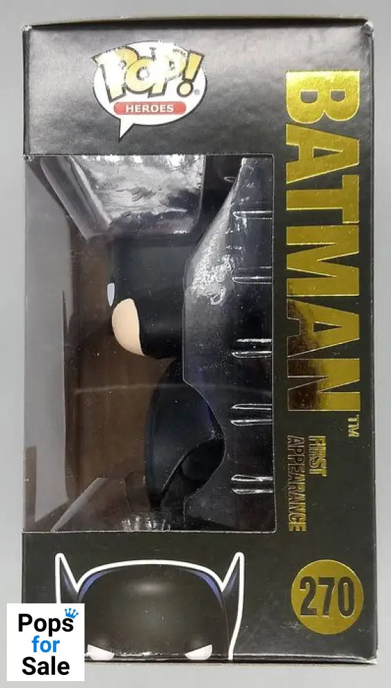 #270 Batman (First Appearance) - DC - Box Damaged Funko POP - PopsforSale.co.uk