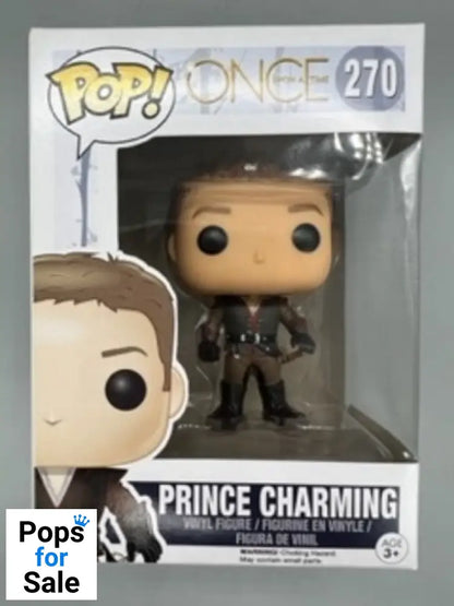 #270 Prince Charming - Once Upon a Time - Box Damaged Funko POP - PopsforSale.co.uk