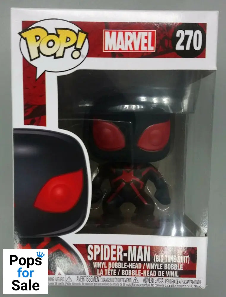 #270 Spider-Man (Big Time Suit) - Marvel Funko POP - PopsforSale.co.uk