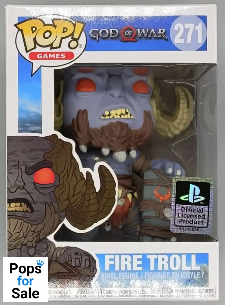 271 Fire Troll - God of War - Damaged Box Funko POP