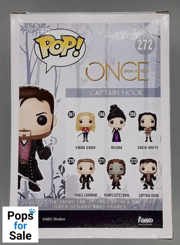 #272 Captain Hook - Once Upon A Time - Box Damaged Funko POP - PopsforSale.co.uk