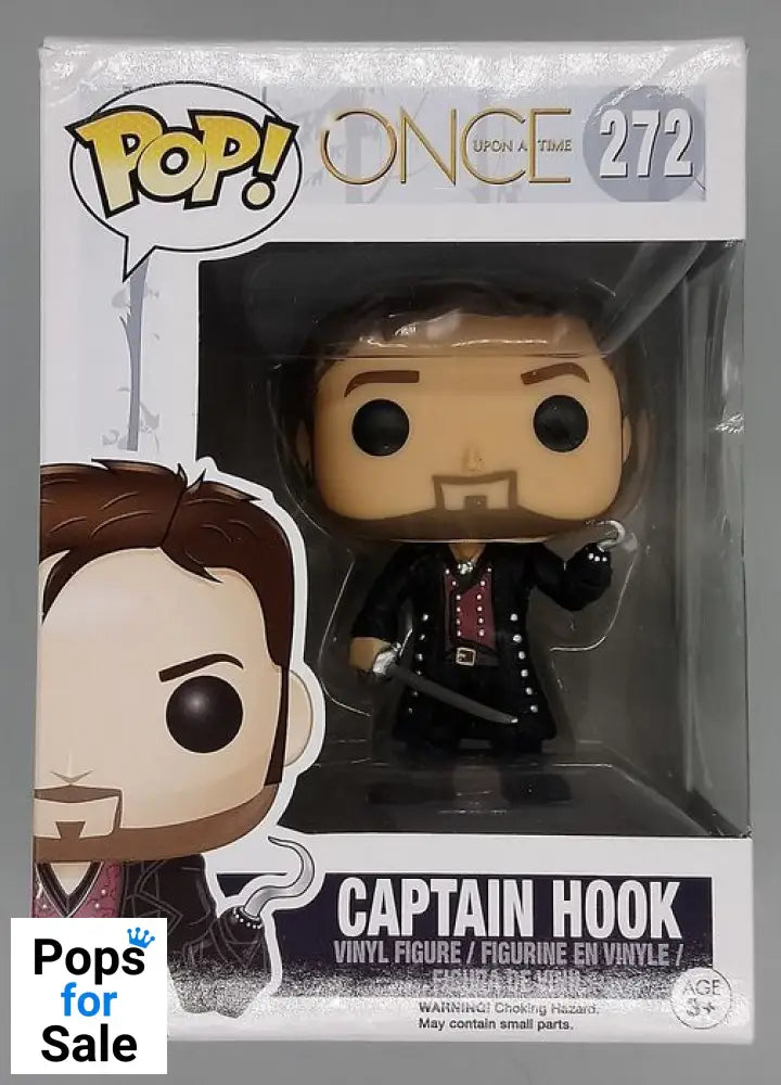 #272 Captain Hook - Once Upon A Time - Box Damaged Funko POP - PopsforSale.co.uk