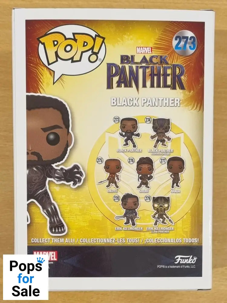 #273 Black Panther - Glow - Marvel Black Panther Funko POP