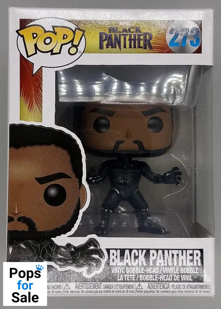 #273 Black Panther - Marvel Black Panther - Box Damaged Funko POP - PopsforSale.co.uk