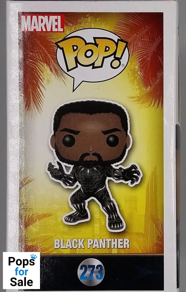 #273 Black Panther - Marvel Black Panther - Box Damaged Funko POP - PopsforSale.co.uk