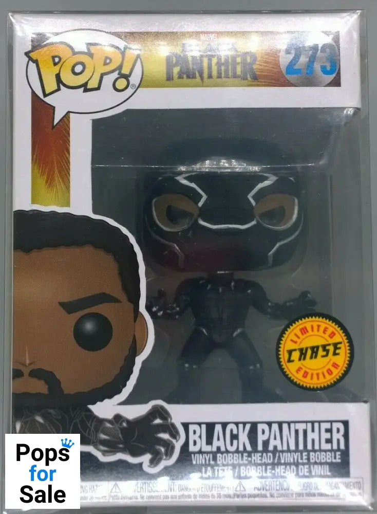 #273 Black Panther (Masked) Chase Ed - Marvel Black Panther Funko POP - PopsforSale.co.uk