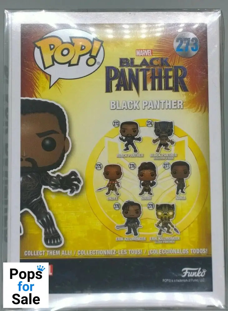 #273 Black Panther (Masked) Chase Ed - Marvel Black Panther Funko POP - PopsforSale.co.uk