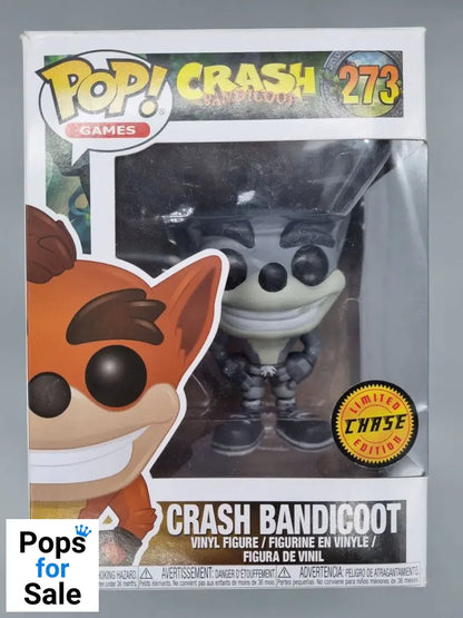 273 Crash Bandicoot - B&W Chase Edition - Funko POP - Box Damaged