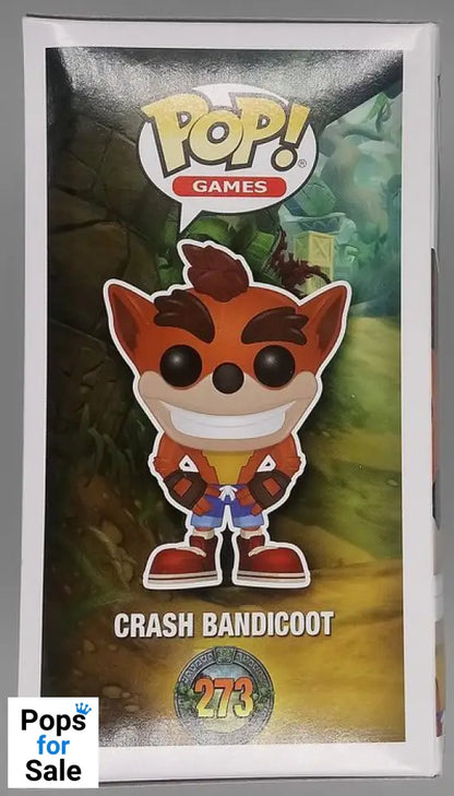 #273 Crash Bandicoot - Box Damaged Funko POP - PopsforSale.co.uk