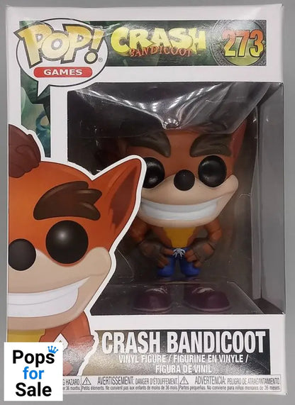 #273 Crash Bandicoot - Box Damaged Funko POP