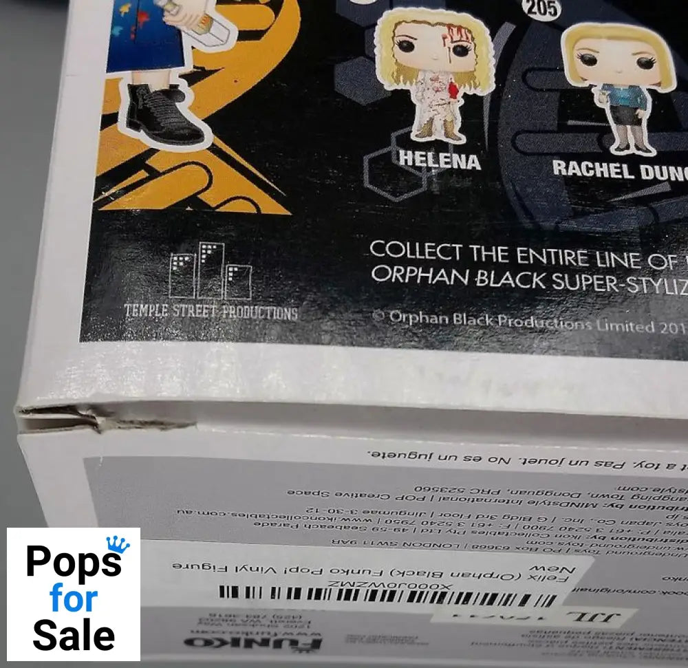 #273 Felix - Orphan Black - Box Damaged Funko POP - PopsforSale.co.uk