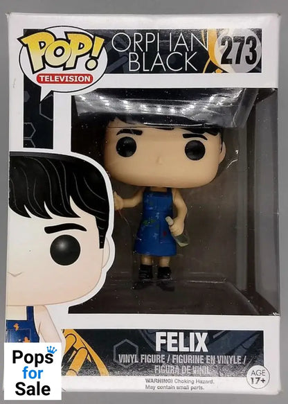 #273 Felix - Orphan Black - Box Damaged Funko POP - PopsforSale.co.uk