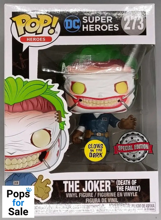 273 The Joker (Death of the Family) Glow - DC Super Heroes Funko POP