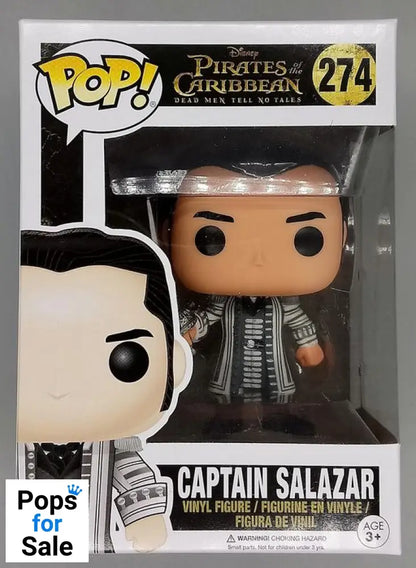 #274 Captain Salazar - Disney Pirates of the Caribbean Funko POP - PopsforSale.co.uk