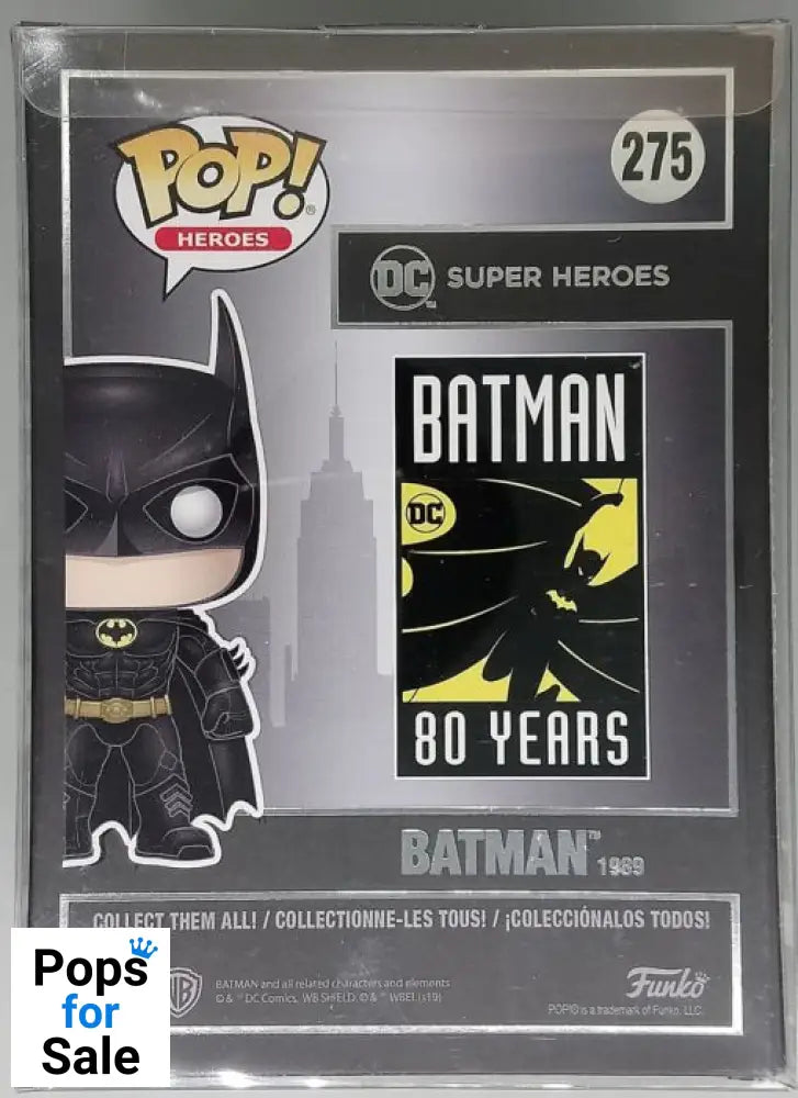 #275 Batman (1989) - DC Batman 80 Years Funko POP - PopsforSale.co.uk