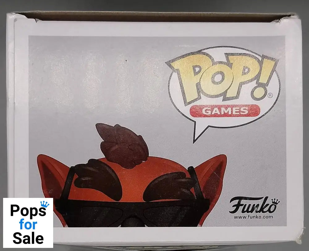 #275 Crash Bandicoot (Biker Outfit) - Crash Bandicoot Box Damaged Funko POP - PopsforSale.co.uk