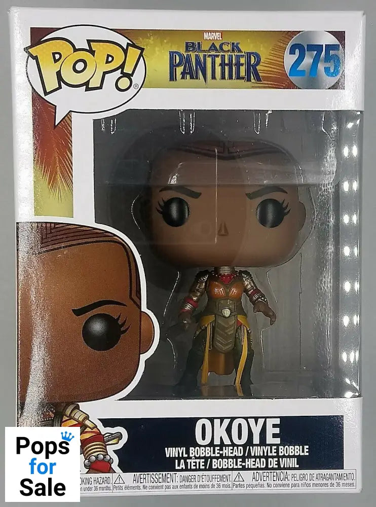 #275 Okoye - Marvel Black Panther Funko POP - PopsforSale.co.uk